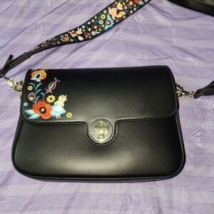 Loungefly Disney Alice in Wonderland Floral Crossbody Bag NWOT